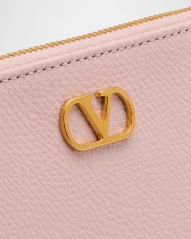 Valentino Garavani VLOGO Medium Leather Flat Pouch Bag | Thumbnail 6 Valentino Garavani VLOGO Medium Leather Flat Pouch Bag | Thumbnail 6