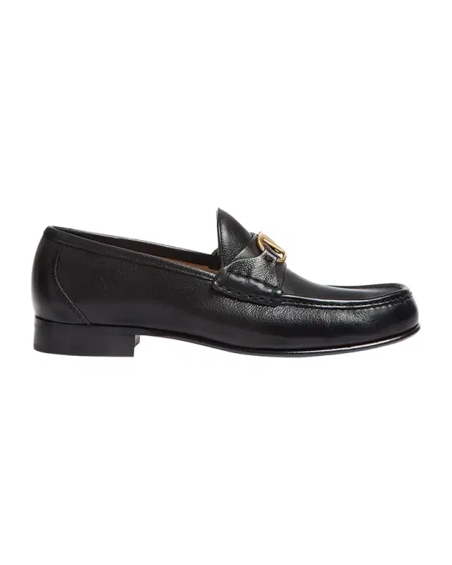 Men's VLogo Signature Leather Penny Loafers Men's VLogo Signature Leather Penny Loafers