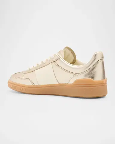 Valentino Garavani Upvillage Metallic Low-Top Sneakers | Thumbnail 4 Valentino Garavani Upvillage Metallic Low-Top Sneakers | Thumbnail 4