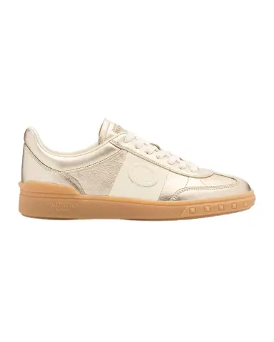 Valentino Garavani Upvillage Metallic Low-Top Sneakers | Thumbnail 1 Valentino Garavani Upvillage Metallic Low-Top Sneakers | Thumbnail 1