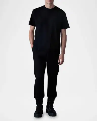Mackage Men's Relaxed Interlock T-Shirt | Thumbnail 3 Mackage Men's Relaxed Interlock T-Shirt | Thumbnail 3