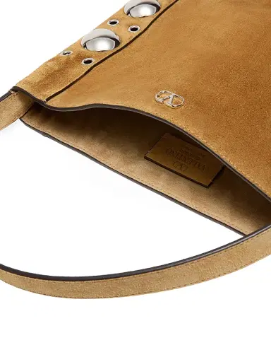 Valentino Garavani Men's Nellcôte Suede Shoulder Bag with Fringes - Havana Beige | Thumbnail 7 Valentino Garavani Men's Nellcôte Suede Shoulder Bag with Fringes - Havana Beige | Thumbnail 7