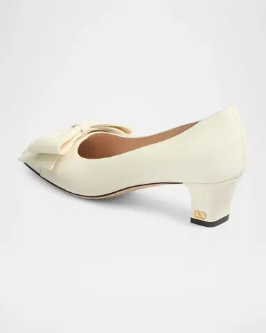 Valentino Garavani Bowow Leather Pumps | Thumbnail 4 Valentino Garavani Bowow Leather Pumps | Thumbnail 4