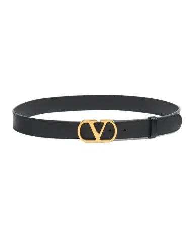 Valentino Garavani VLogo Signature Leather Belt, 30mm | Thumbnail 1 Valentino Garavani VLogo Signature Leather Belt, 30mm | Thumbnail 1