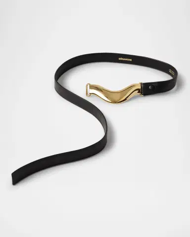 Déhanche Brancusi Metal Leather Belt | Thumbnail 3 Déhanche Brancusi Metal Leather Belt | Thumbnail 3
