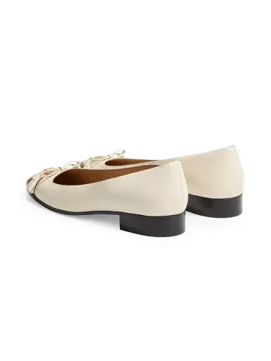 Valentino Garavani Women's Valet Du Roi 25MM Kidskin Ballerinas | Thumbnail 3 Valentino Garavani Women's Valet Du Roi 25MM Kidskin Ballerinas | Thumbnail 3