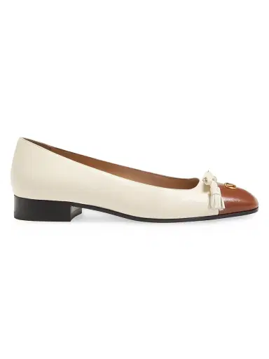 Valentino Garavani Women's Valet Du Roi 25MM Kidskin Ballerinas | Thumbnail 1 Valentino Garavani Women's Valet Du Roi 25MM Kidskin Ballerinas | Thumbnail 1