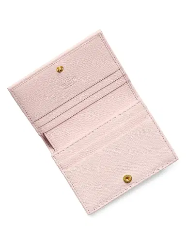 Valentino Garavani Women's VLogo Signature Grainy Calfskin Wallet - Rose Quartz | Thumbnail 4 Valentino Garavani Women's VLogo Signature Grainy Calfskin Wallet - Rose Quartz | Thumbnail 4