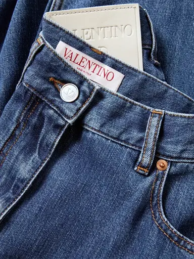 Valentino Garavani Women's Medio Denim Pants | Thumbnail 3 Valentino Garavani Women's Medio Denim Pants | Thumbnail 3