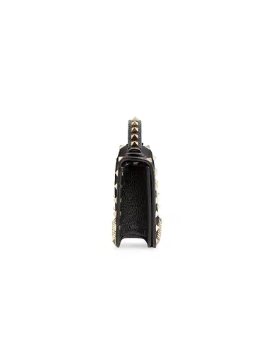 Valentino Garavani Women's Rockstud Wallet with Chain in Grainy Calfskin - Black | Thumbnail 5 Valentino Garavani Women's Rockstud Wallet with Chain in Grainy Calfskin - Black | Thumbnail 5