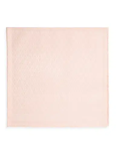 Valentino Garavani Women's Toute La V Wool and Silk Shawl - Rose Mist | Thumbnail 2 Valentino Garavani Women's Toute La V Wool and Silk Shawl - Rose Mist | Thumbnail 2
