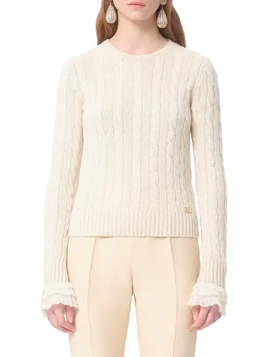 Valentino Garavani Women's Cashmere Sweater - | Thumbnail 2 Valentino Garavani Women's Cashmere Sweater - | Thumbnail 2