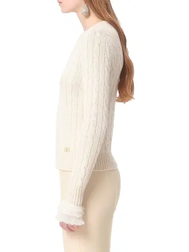 Valentino Garavani Women's Cashmere Sweater - | Thumbnail 3 Valentino Garavani Women's Cashmere Sweater - | Thumbnail 3