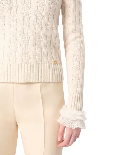 Valentino Garavani Women's Cashmere Sweater - | Thumbnail 5 Valentino Garavani Women's Cashmere Sweater - | Thumbnail 5