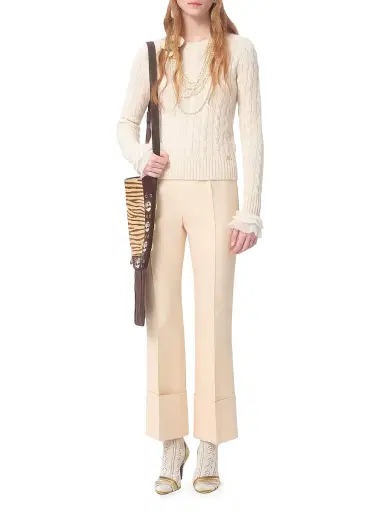 Valentino Garavani Women's Cashmere Sweater - | Thumbnail 8 Valentino Garavani Women's Cashmere Sweater - | Thumbnail 8