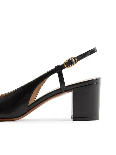 Valentino Garavani Women's Valet Du Roi 60MM Kidskin Slingback Pumps - Black Coffee | Thumbnail 6 Valentino Garavani Women's Valet Du Roi 60MM Kidskin Slingback Pumps - Black Coffee | Thumbnail 6