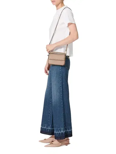 Valentino Garavani Women's Rockstud Grainy Calfskin Pouch | Thumbnail 8 Valentino Garavani Women's Rockstud Grainy Calfskin Pouch | Thumbnail 8