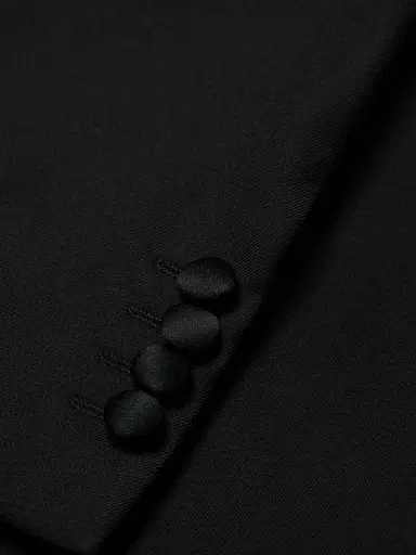 Emporio Armani Men's Peak Lapel Single-Button Suit - Black | Thumbnail 7 Emporio Armani Men's Peak Lapel Single-Button Suit - Black | Thumbnail 7