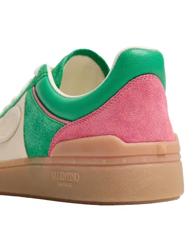 Valentino Garavani Women's Upvillage Crosta Sneakers - Sweet Pink Green Glace - Size 5.5 | Thumbnail 6 Valentino Garavani Women's Upvillage Crosta Sneakers - Sweet Pink Green Glace - Size 5.5 | Thumbnail 6