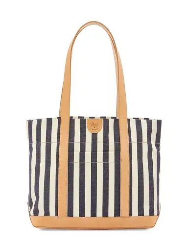 Il Bisonte Women's Caramella Classic Tote - Blue Natural | Thumbnail 1 Il Bisonte Women's Caramella Classic Tote - Blue Natural | Thumbnail 1