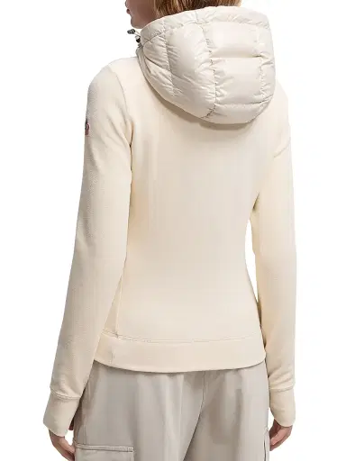 Moncler Grenoble Women's Down-Filled Hoodie - White | Thumbnail 3 Moncler Grenoble Women's Down-Filled Hoodie - White | Thumbnail 3