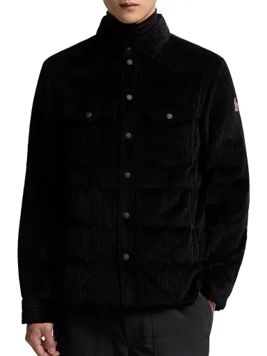 Moncler Grenoble Men's Gelt Padded Shacket - Black | Thumbnail 2 Moncler Grenoble Men's Gelt Padded Shacket - Black | Thumbnail 2