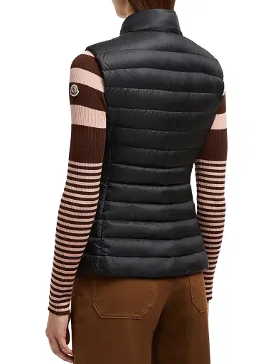 Moncler Women's Igens Puffer Vest - Black | Thumbnail 3 Moncler Women's Igens Puffer Vest - Black | Thumbnail 3