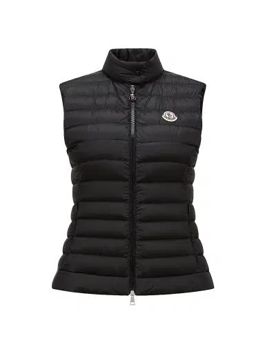 Moncler Women's Igens Puffer Vest - Black | Thumbnail 1 Moncler Women's Igens Puffer Vest - Black | Thumbnail 1