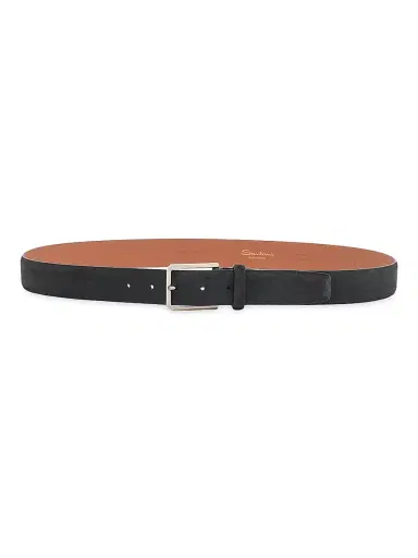 Santoni Men's Leather 35MM Adjustable Belt | Thumbnail 2 Santoni Men's Leather 35MM Adjustable Belt | Thumbnail 2
