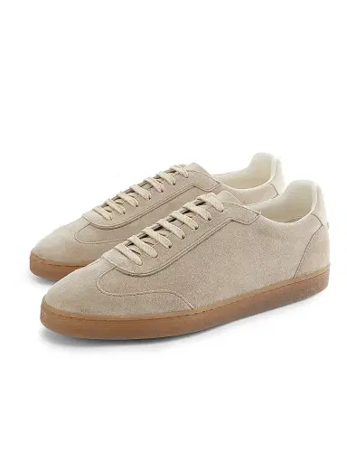 Brunello Cucinelli Men's Suede Low-Top Sneakers | Thumbnail 2 Brunello Cucinelli Men's Suede Low-Top Sneakers | Thumbnail 2