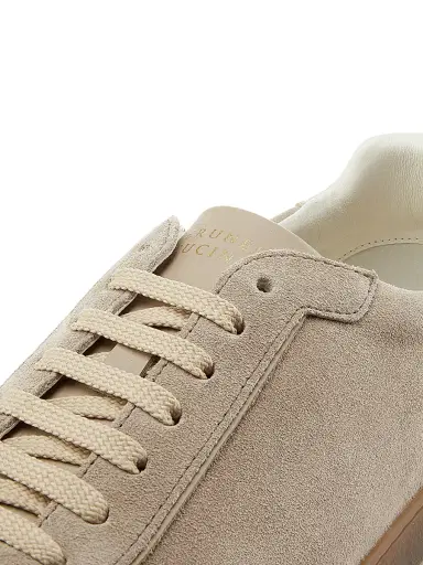 Brunello Cucinelli Men's Suede Low-Top Sneakers | Thumbnail 6 Brunello Cucinelli Men's Suede Low-Top Sneakers | Thumbnail 6