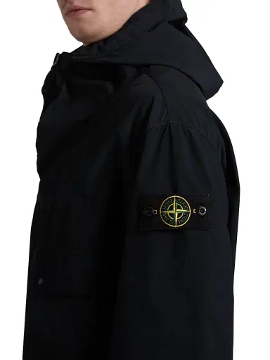 Stone Island Men's Hooded Short Parka - Navy Blue | Thumbnail 6 Stone Island Men's Hooded Short Parka - Navy Blue | Thumbnail 6