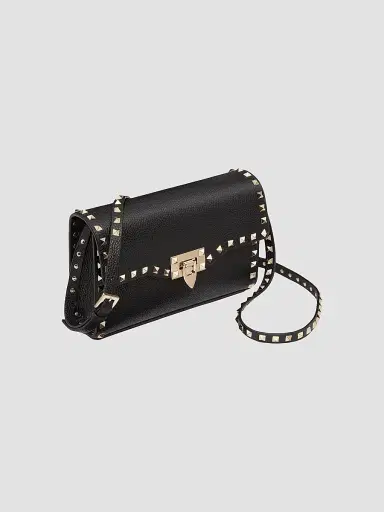 Valentino Garavani Women's Small Rockstud Grainy Calfskin Crossbody Bag | Thumbnail 5 Valentino Garavani Women's Small Rockstud Grainy Calfskin Crossbody Bag | Thumbnail 5