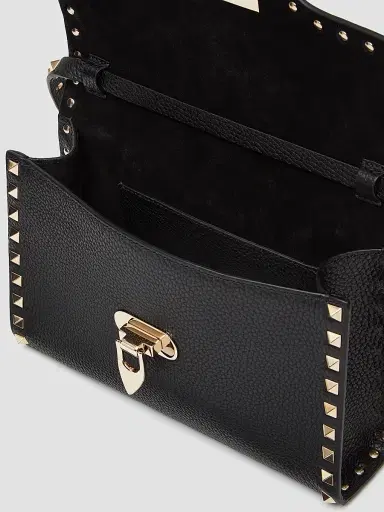 Valentino Garavani Women's Small Rockstud Grainy Calfskin Crossbody Bag | Thumbnail 6 Valentino Garavani Women's Small Rockstud Grainy Calfskin Crossbody Bag | Thumbnail 6