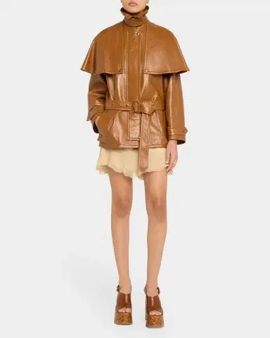 Chloé Maxime Leather Crisscross Platform Sandals | Thumbnail 2 Chloé Maxime Leather Crisscross Platform Sandals | Thumbnail 2