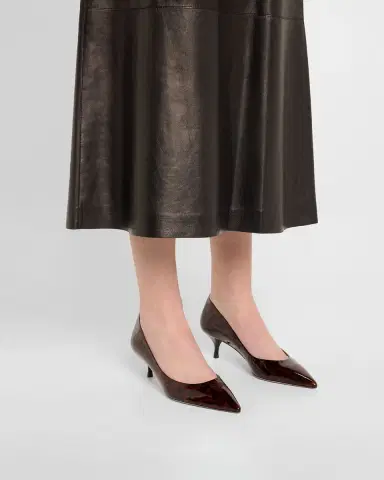 Stuart Weitzman Stuart Power Tortoise Leather Pumps | Thumbnail 2 Stuart Weitzman Stuart Power Tortoise Leather Pumps | Thumbnail 2