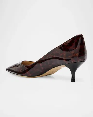 Stuart Weitzman Stuart Power Tortoise Leather Pumps | Thumbnail 4 Stuart Weitzman Stuart Power Tortoise Leather Pumps | Thumbnail 4