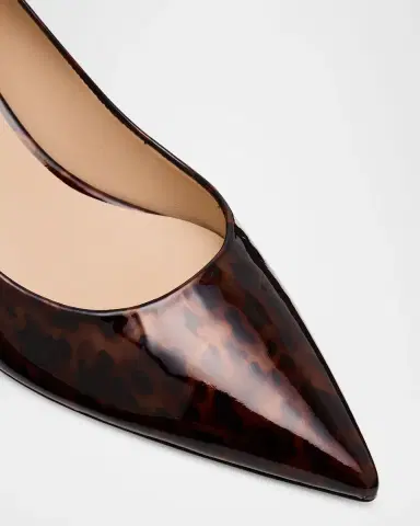 Stuart Weitzman Stuart Power Tortoise Leather Pumps | Thumbnail 6 Stuart Weitzman Stuart Power Tortoise Leather Pumps | Thumbnail 6