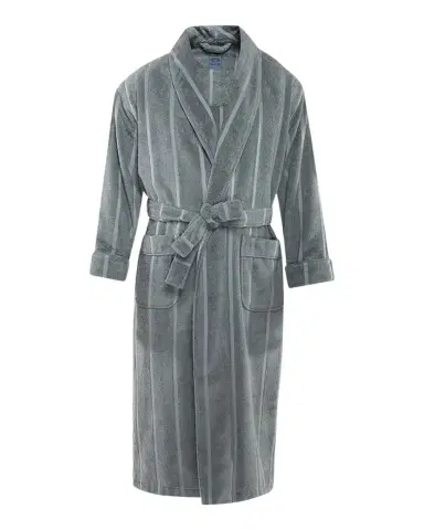 Majestic International Men's Ultra Lux Jacquard Shawl Robe | Thumbnail 1 Majestic International Men's Ultra Lux Jacquard Shawl Robe | Thumbnail 1