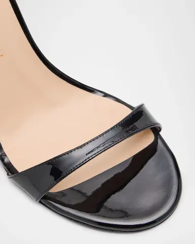 Stuart Weitzman Nudist II Patent Ankle-Strap Sandals | Thumbnail 5 Stuart Weitzman Nudist II Patent Ankle-Strap Sandals | Thumbnail 5