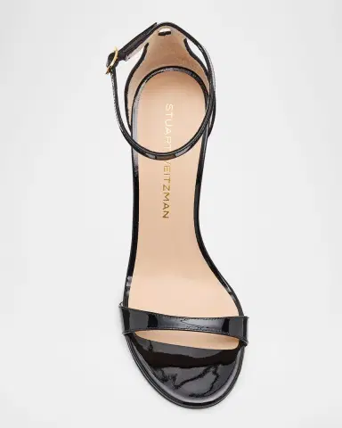 Stuart Weitzman Nudist II Patent Ankle-Strap Sandals | Thumbnail 6 Stuart Weitzman Nudist II Patent Ankle-Strap Sandals | Thumbnail 6