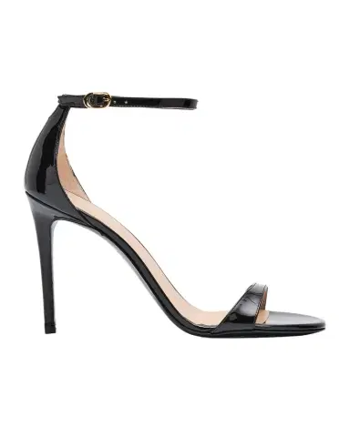 Stuart Weitzman Nudist II Patent Ankle-Strap Sandals | Thumbnail 1 Stuart Weitzman Nudist II Patent Ankle-Strap Sandals | Thumbnail 1