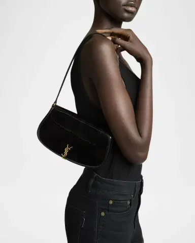 Saint Laurent Mini YSL Shoulder Bag in Patent Leather | Thumbnail 4 Saint Laurent Mini YSL Shoulder Bag in Patent Leather | Thumbnail 4