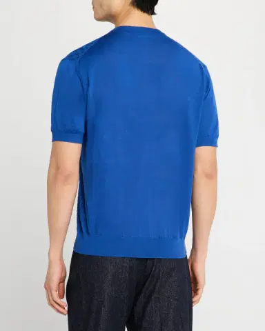 Stefano Ricci Men's Cashmere Short-Sleeve Crewneck Sweater | Thumbnail 3 Stefano Ricci Men's Cashmere Short-Sleeve Crewneck Sweater | Thumbnail 3