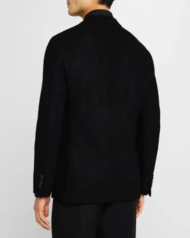 Etro Men 's Basic Textured Blazer | Thumbnail 3 Etro Men 's Basic Textured Blazer | Thumbnail 3