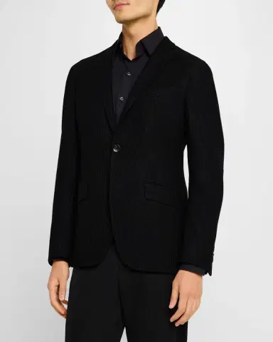 Etro Men 's Basic Textured Blazer | Thumbnail 4 Etro Men 's Basic Textured Blazer | Thumbnail 4
