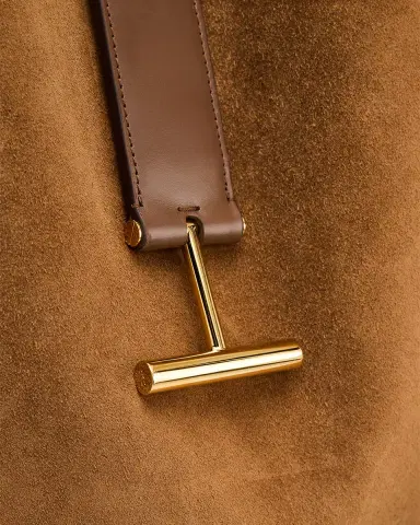 Tom Ford Tara Large Crossbody Bag in Suede and Leather | Thumbnail 5 Tom Ford Tara Large Crossbody Bag in Suede and Leather | Thumbnail 5