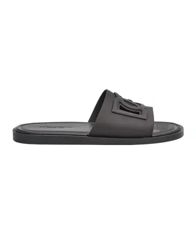 Dolce & Gabbana Men's Rubber Beachwear Pool Slides | Thumbnail 1 Dolce & Gabbana Men's Rubber Beachwear Pool Slides | Thumbnail 1