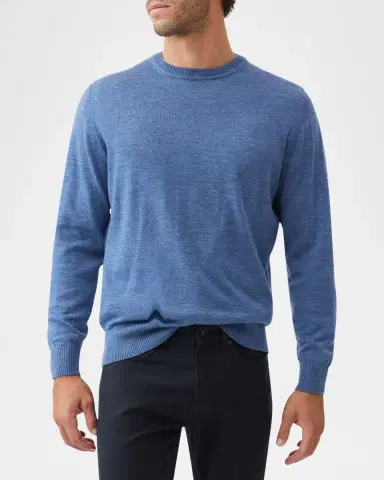 Rodd & Gunn Men 's Ferndale Wool Crewneck Sweater | Thumbnail 2 Rodd & Gunn Men 's Ferndale Wool Crewneck Sweater | Thumbnail 2