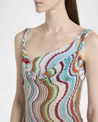 Missoni Wave Multicolor Chevron Maxi Dress Coverup | Thumbnail 5 Missoni Wave Multicolor Chevron Maxi Dress Coverup | Thumbnail 5